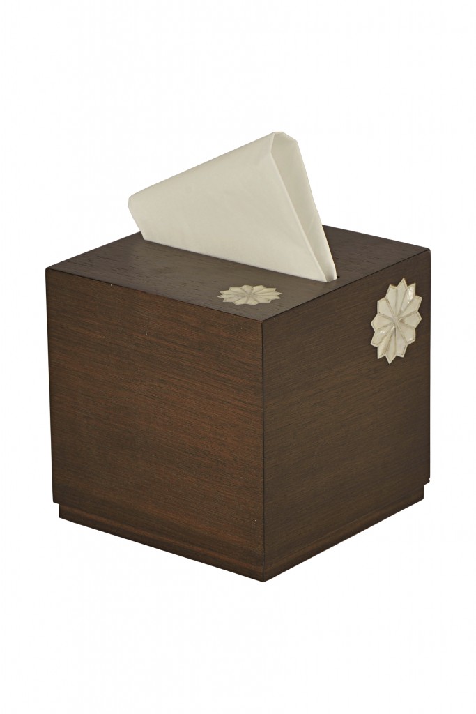 resized_Classic tissue box with mother of pearl design made by Nada Debs in lebanon, price; AED 605.