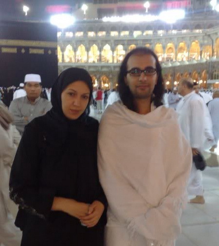 أسماء لمنور و زوجها في الحرم المكي