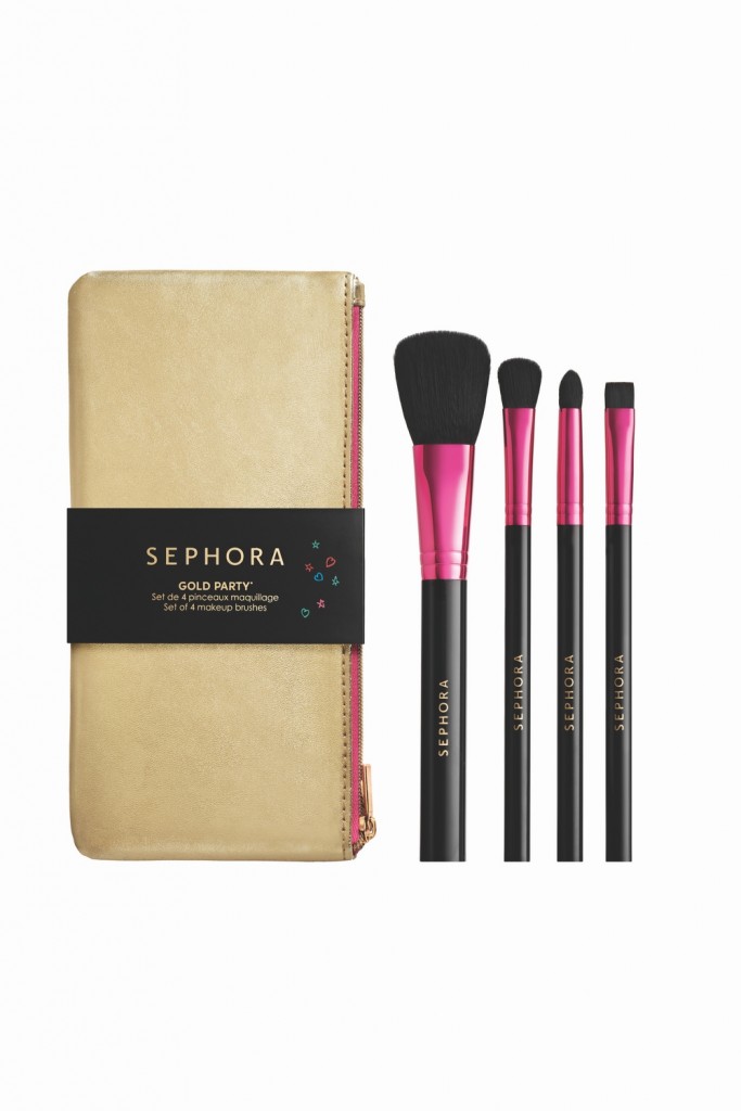 Gold Party brush set - AED 110
