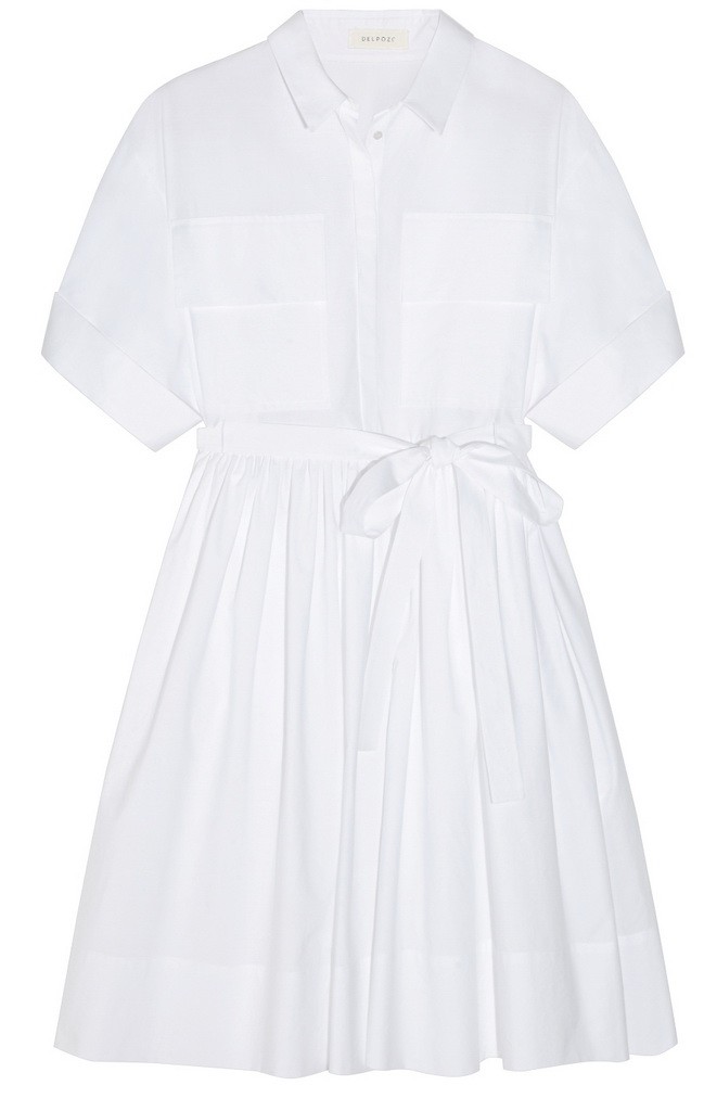 565241 Delpozo cotton shirt dress NET-A-PORTER