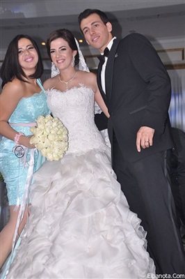دنيا سمير غانم في كواليس حفل زفافها (3)