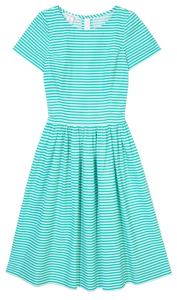 Oscar de la Renta_Striped dress_THEOUTNET.COM