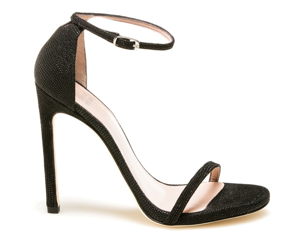 Stuart Weitzman SS2015_Nudist_Black Goosebump