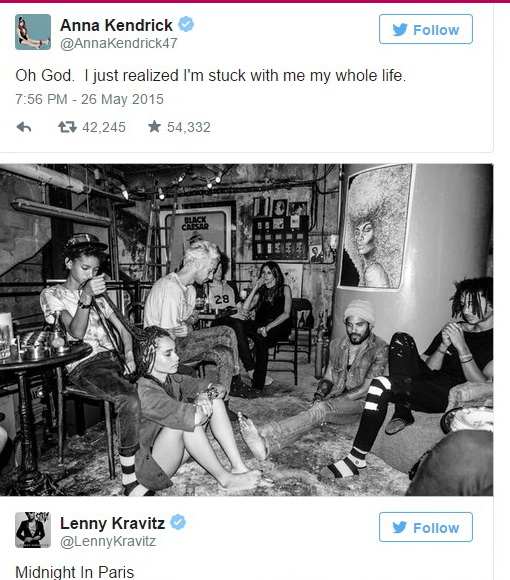 آنا كيندريك&ليني كرافيتز