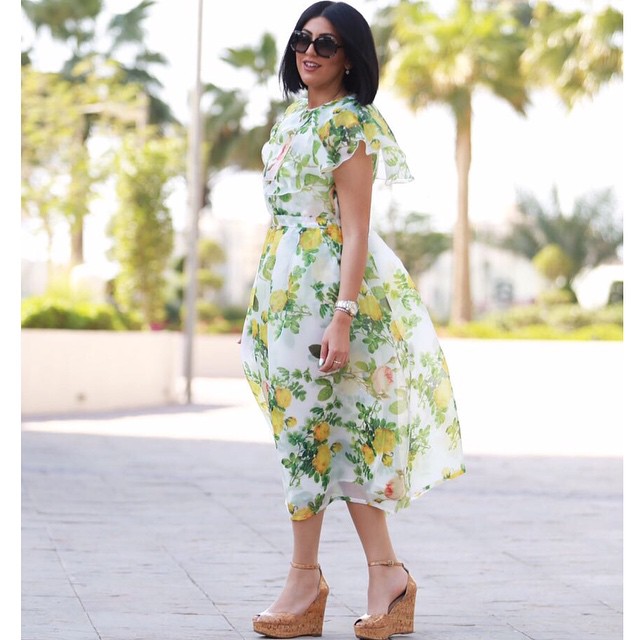 إطلالة ربيعية منعشة لدانا