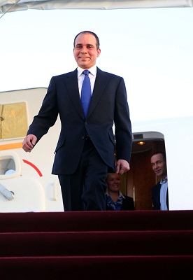 استقبال ملكي للأمير علي بن الحسين (1)