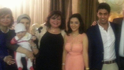 خطوبة ابنة روجينا وأشرف زكي (1)