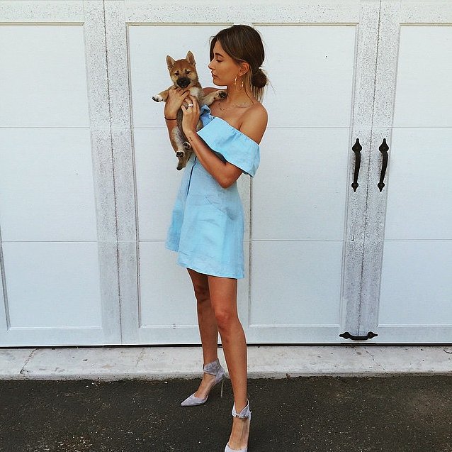 Hailey-Baldwin-Botanica-Dress