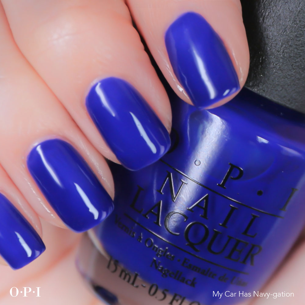 OPI - Brights Collection - My Car Has Navy-gation - hand visual - AED49