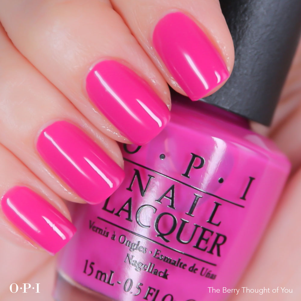 OPI - Brights Collection - The Berry Thought -hand visual - AED49
