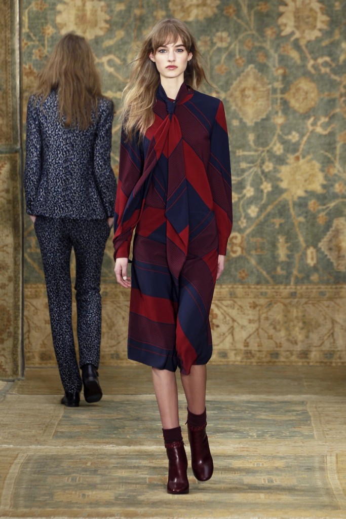 Tory_Burch_Fall_2015_Look_12 - Blouse and Skirt Available