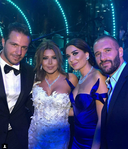 أمل بوشوشة في حفل زفافها