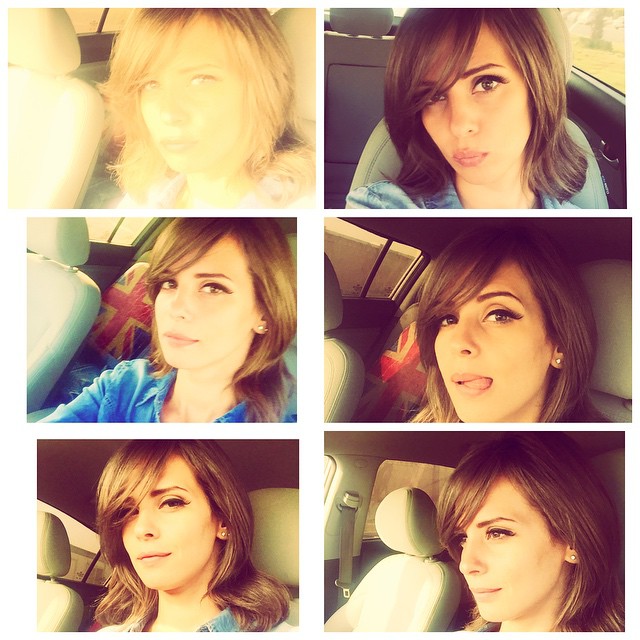 ايمان العاصي بقصة شعر جديدة