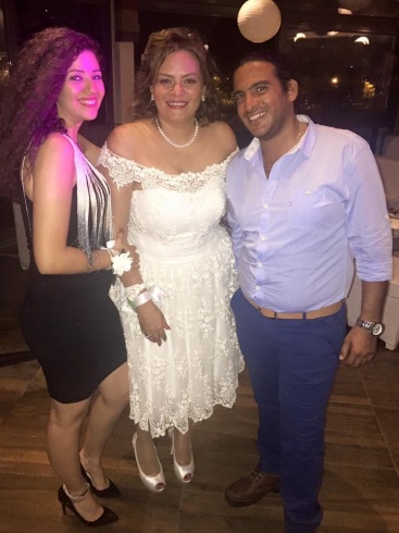 . كاملة أبو ذكري في حفل زفافها (3)