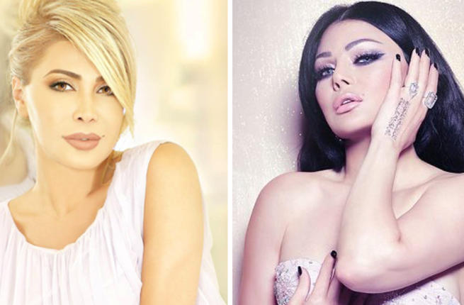 هيفاء وهبي ونوال الزغبي