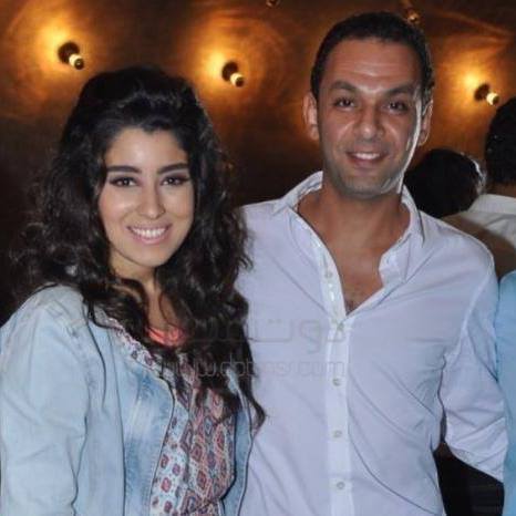 آيتن عامر وزوجها عز العرب