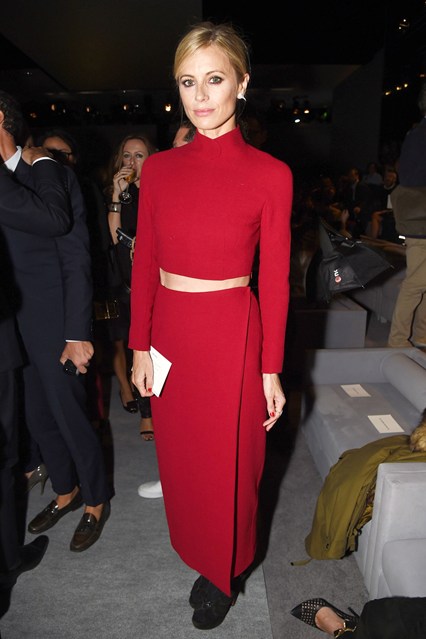Laura Bailey wore  Emilia Wickstead  at Tom Ford show
