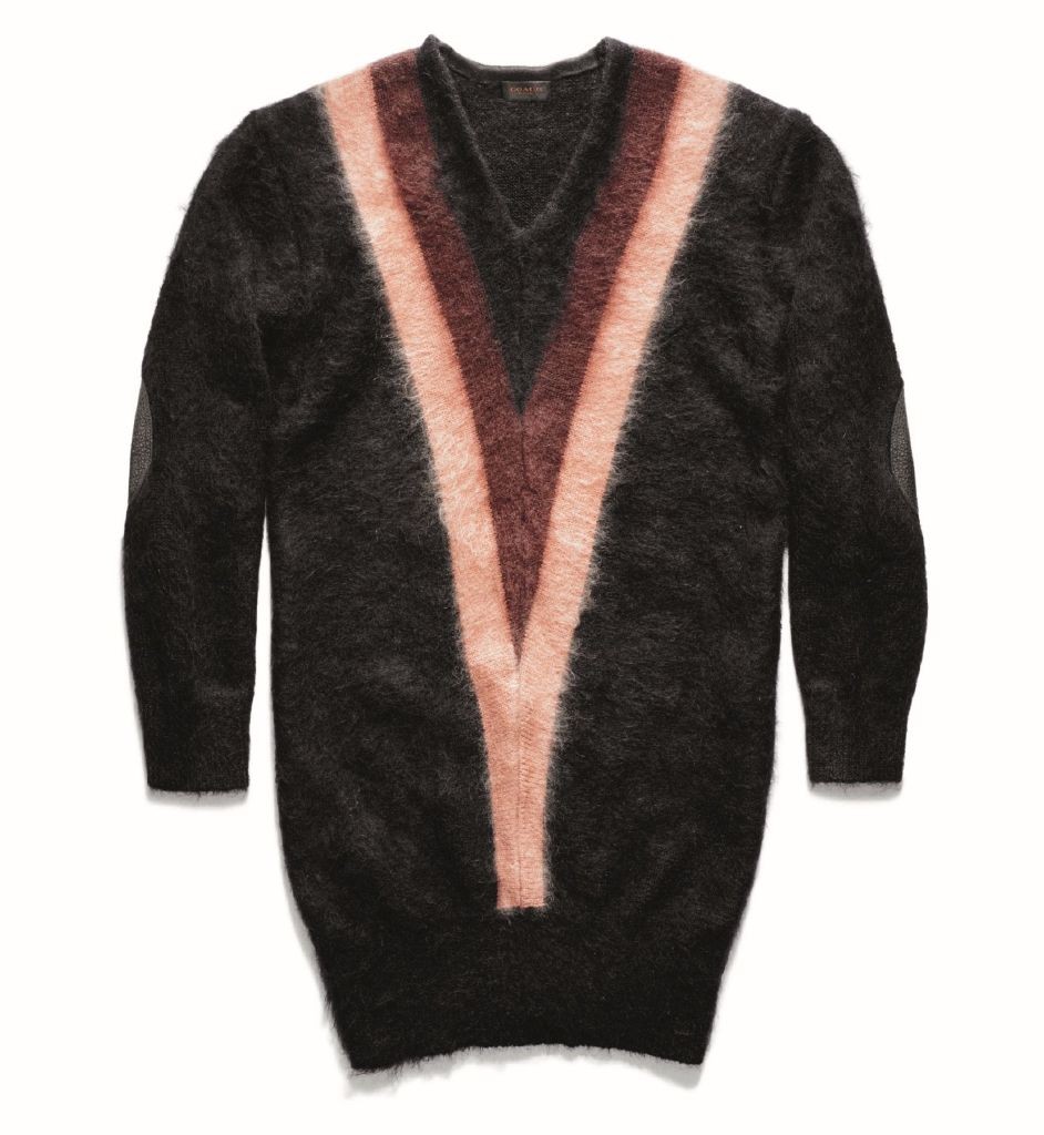 resized_Coach Women's FW15-16_86295 Colorblock Brushed V Neck Dress