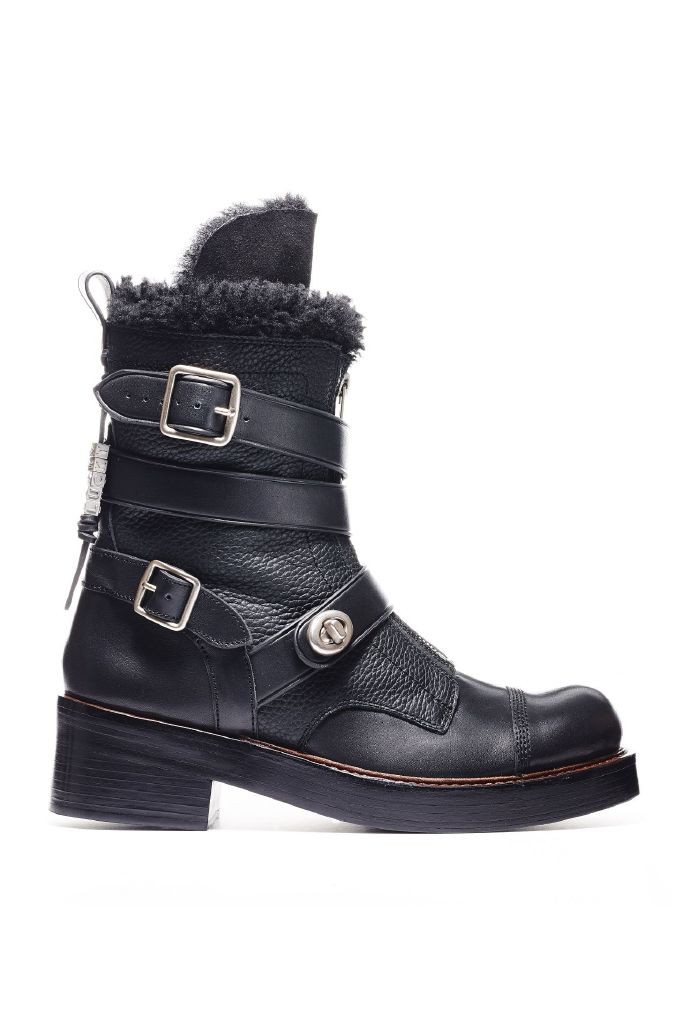 resized_Coach Women's FW15-16_Q7936 Zip Shearling Moto Boot - Black (produced in smooth leather)