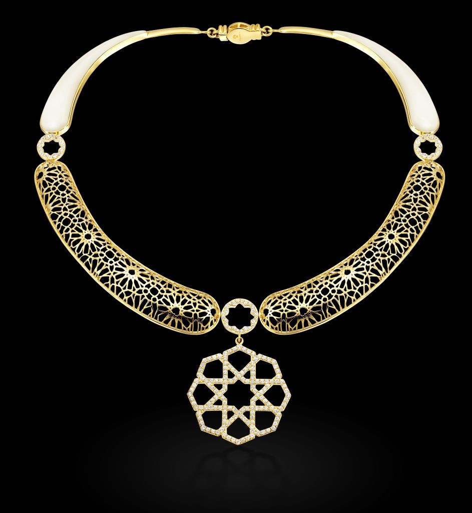resized_Peace (Mashrabiya) - necklace