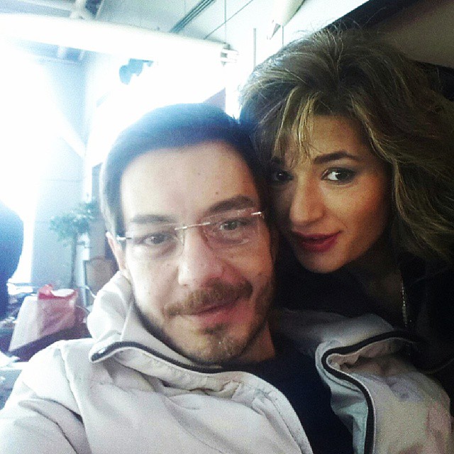 احمد زاهر وزوجته
