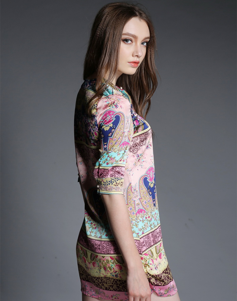 2015-women-fashion-youth-romance-printing-half-sleeve-shirt-joker-satin-blouse