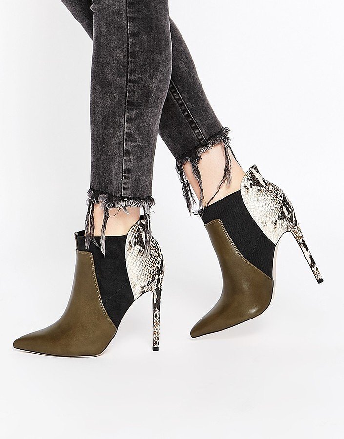 ASOS Patched Ankle Boots