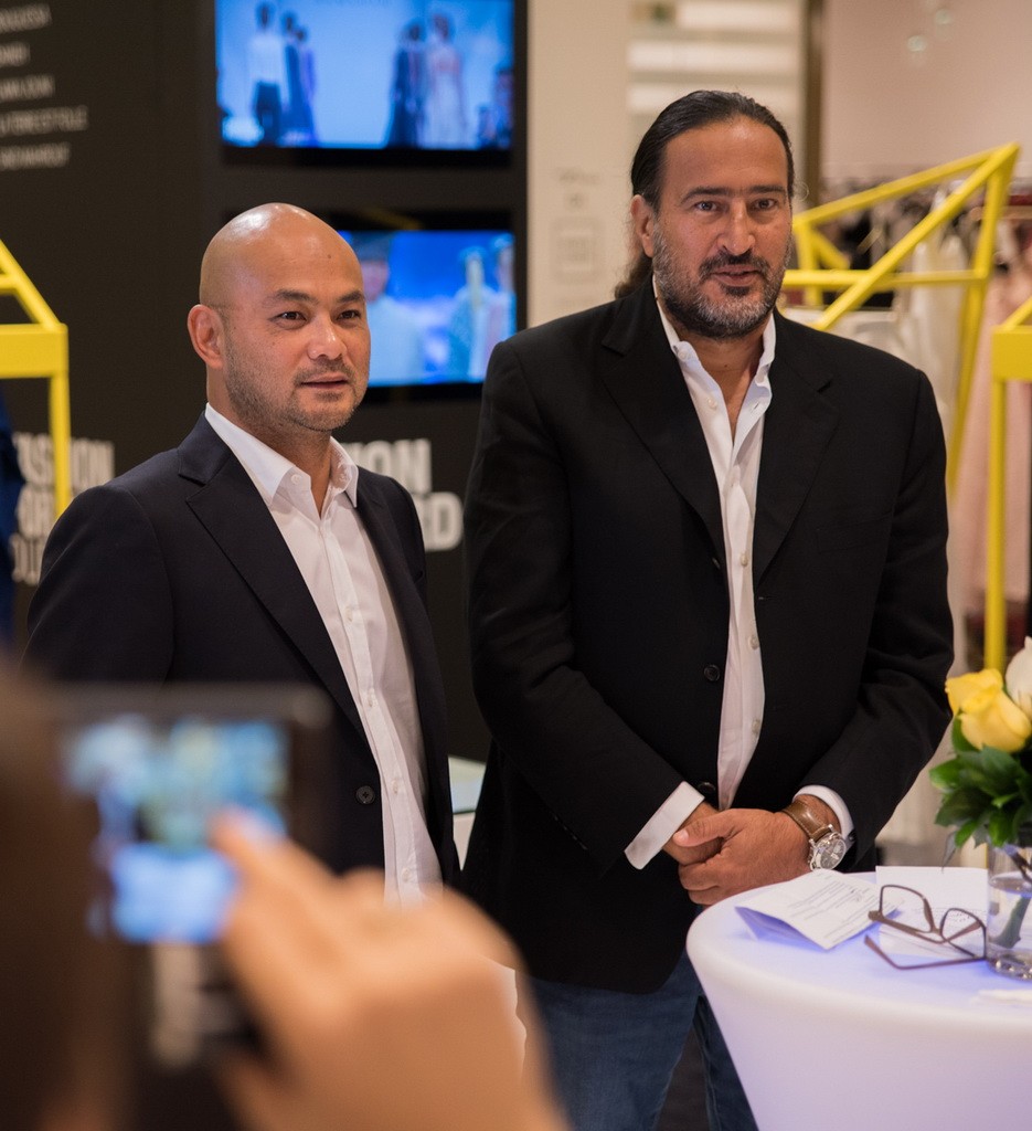 Bong Guerrero, Founder and CEO FFWD and Michel Abchee, Chairman and CEO of. Galeries Lafayette Dubai