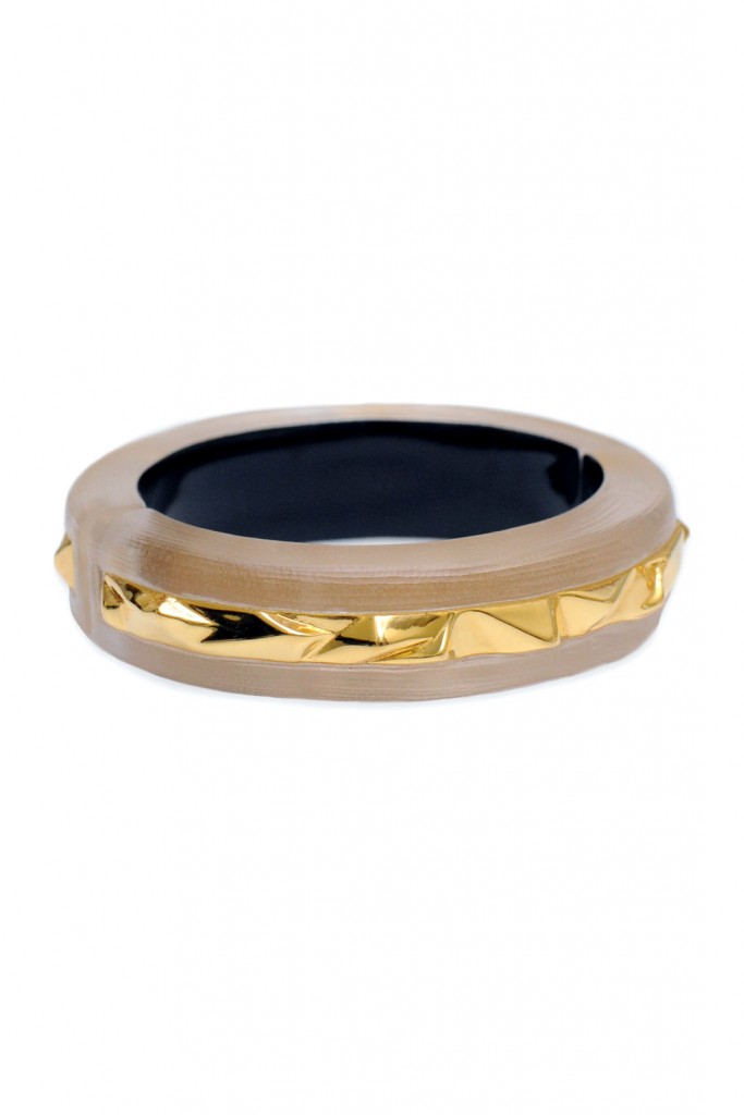 Gilded Lucite Bangle