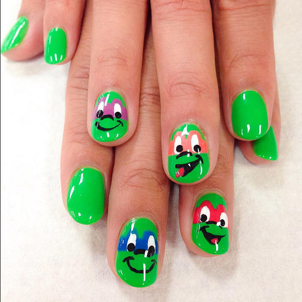 Ninja-Turtle-Nails