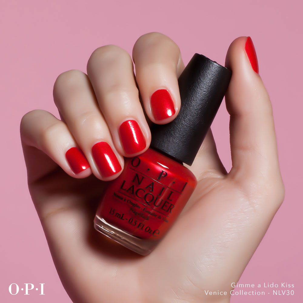 OPI - Venice Collection - Gimme A Lido Kiss - hand visual - AED49