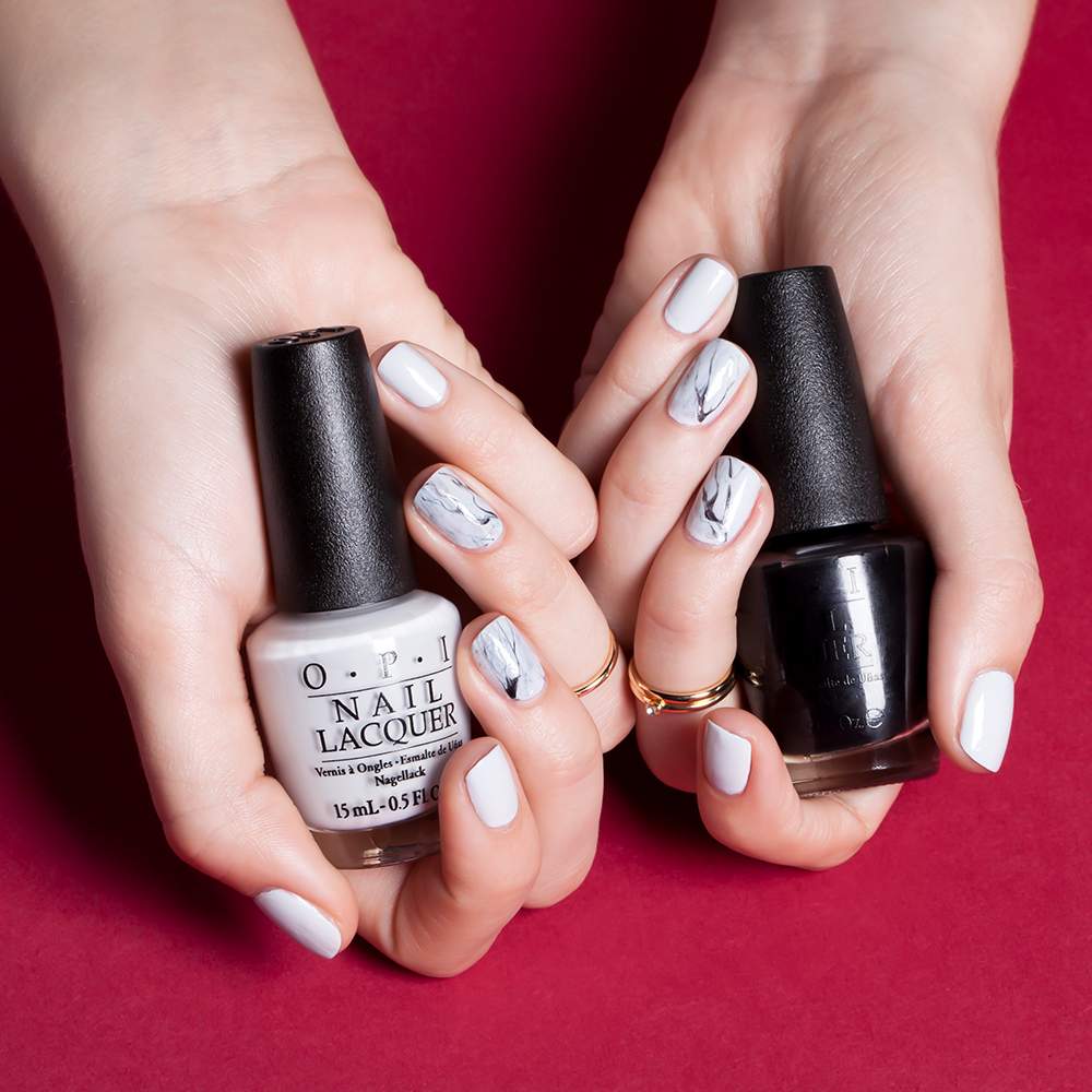 OPI - Venice Collection - Venice Nail Art Marble - nail art visual 3