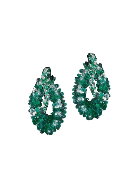 de grisogono emerald-earrings