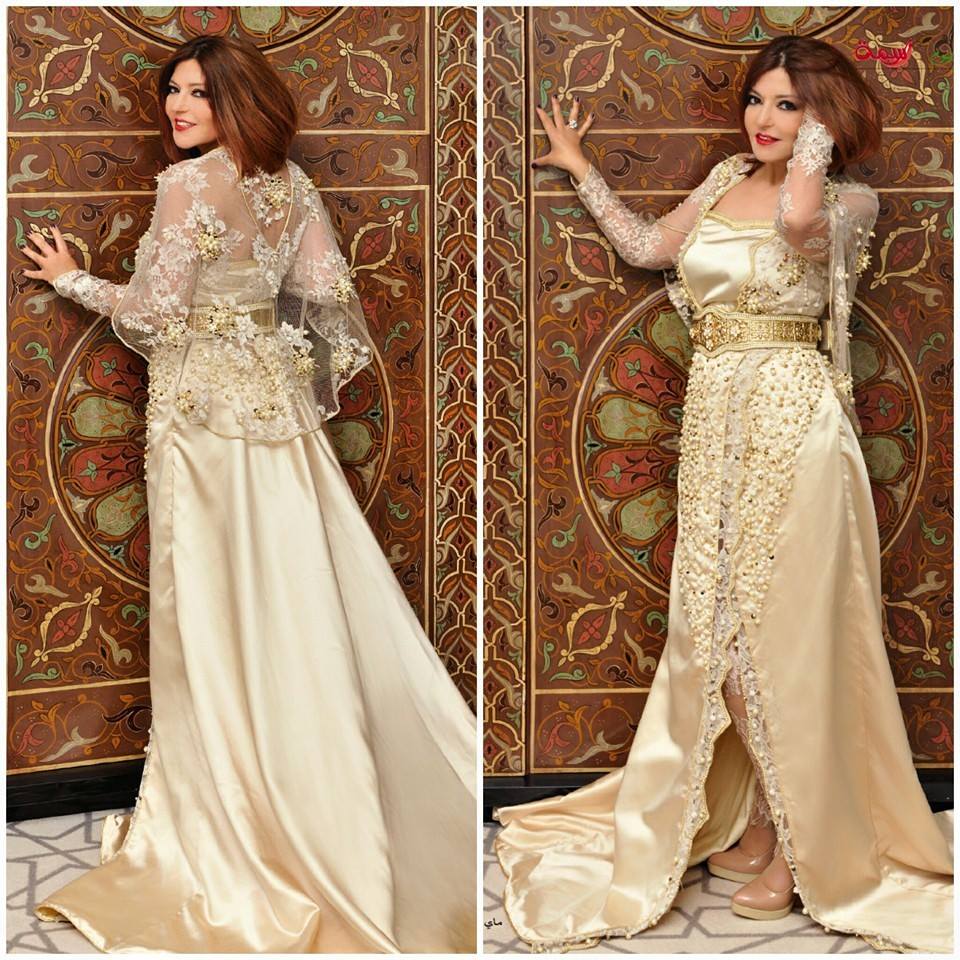 أناقة سميرة سعيد بالقفطان المغربي