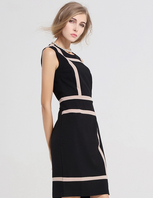 Fashion-womens-Slimming-Design-Office-Work-Dress-Prom-Pencil-dresses-Midi-bodycon-Dress-plus-size-Dress