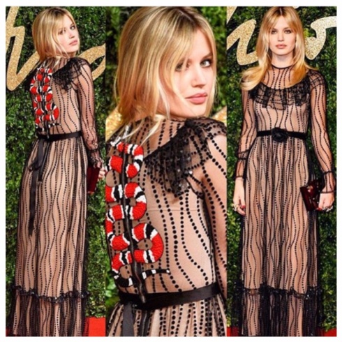 Georgia May Jagger in Gucci
