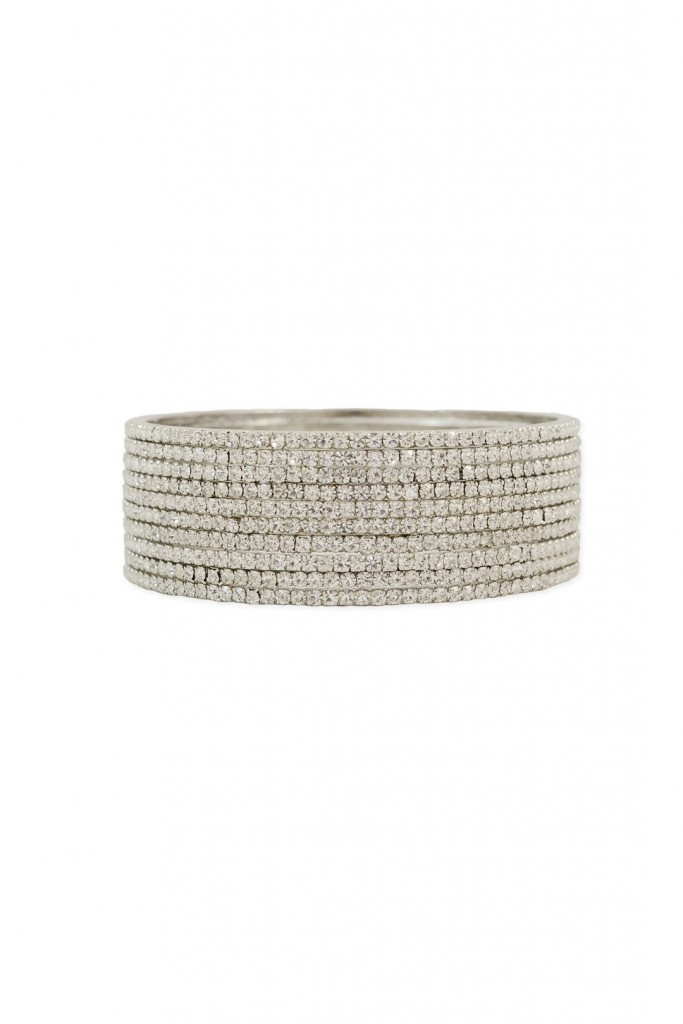 Silver Skyline Bangle Stack