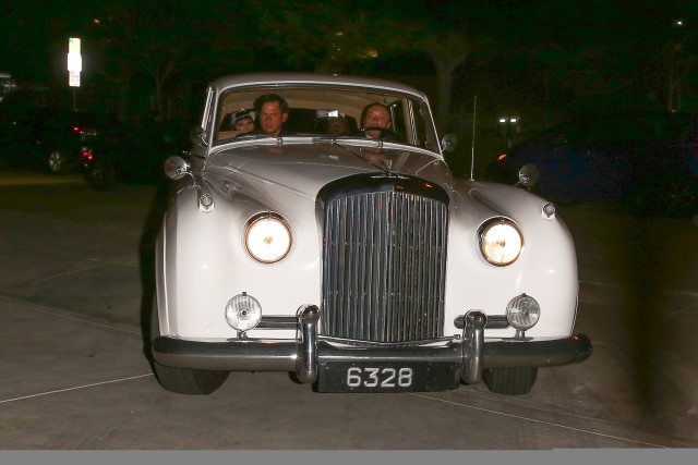 Kris Jenner and Corey Gamble arrive for Kris' 60th birthday party