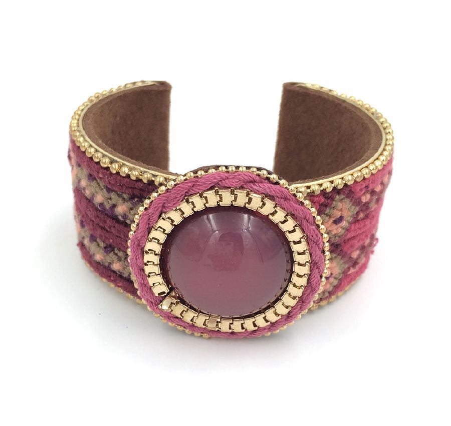 resized_New-European-Jewelry-Suppliers-handmade-weaving-bracelet-Red-Phosphorus-stone-wide-bangle-bracelet-Bohemia-for-women
