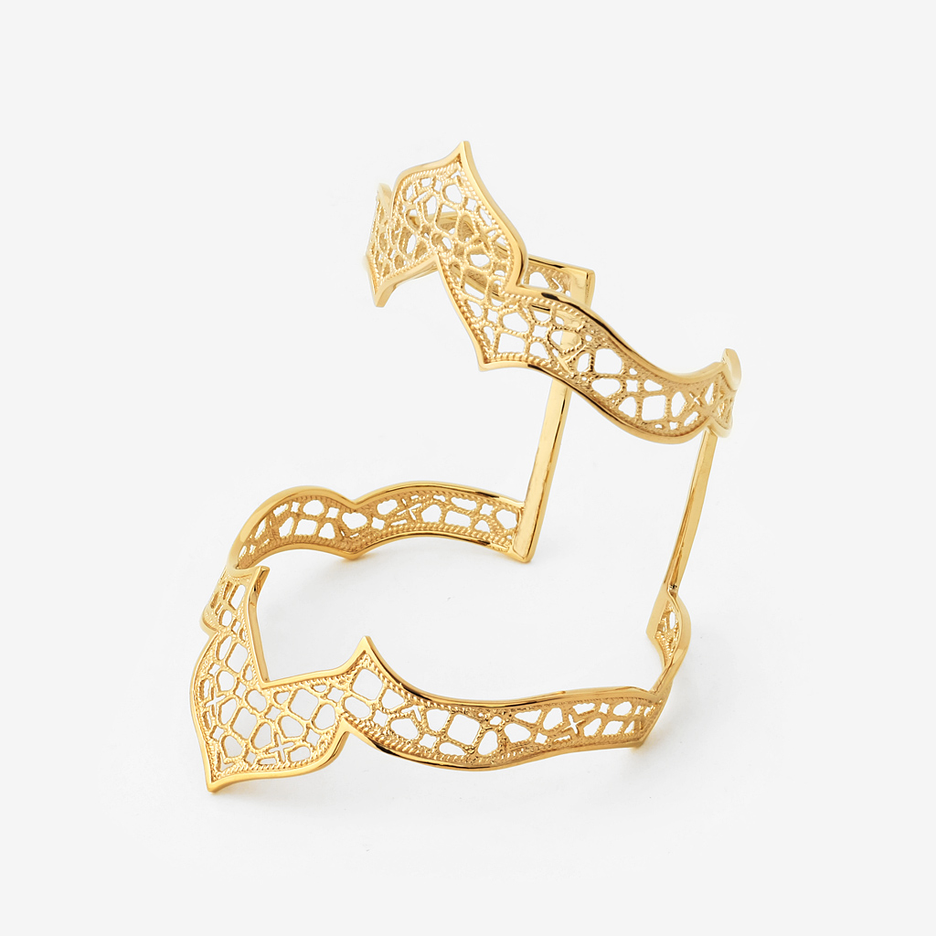 temple-muse-filigree-statement-cuff-by-isharya USD 218