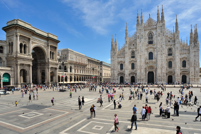 Milano Piazza  Duomo e Galleria Vittorio Emanuele