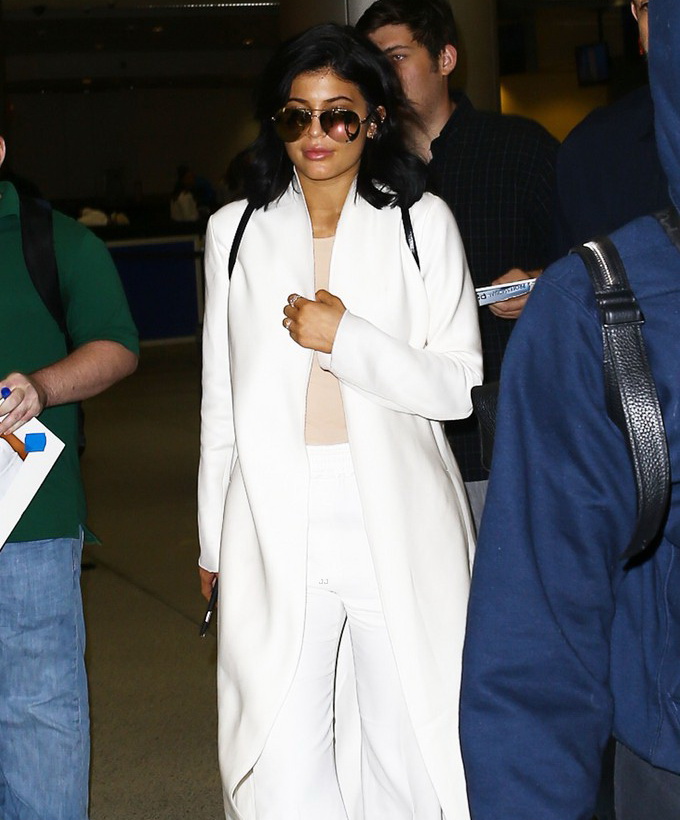 Kylie Jenner Touches Down In Miami