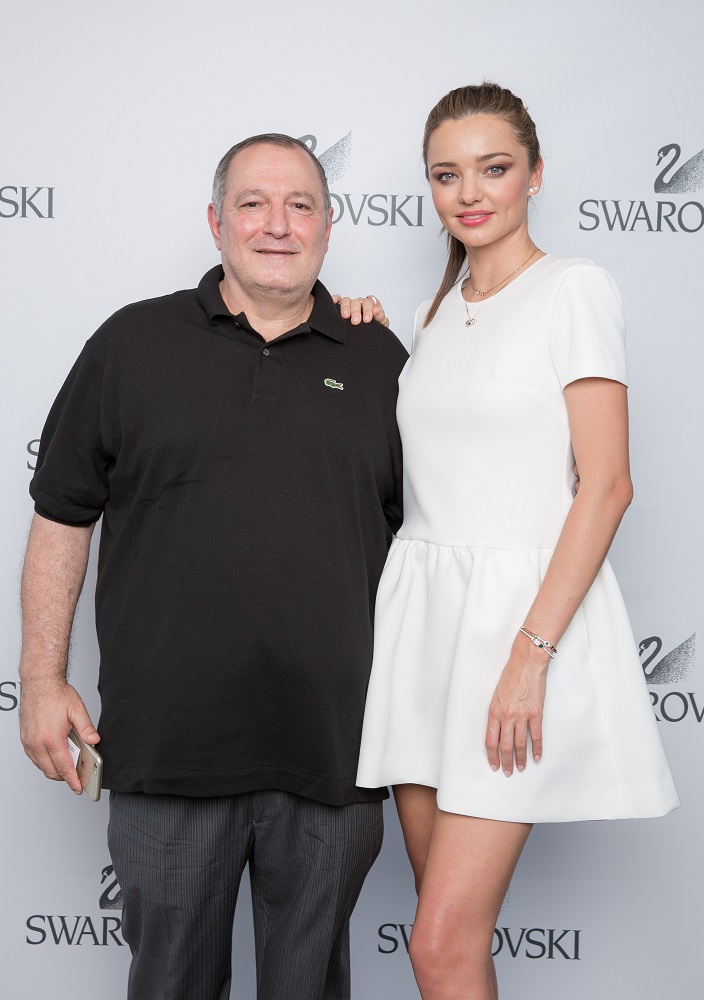 عدنان الكاتب مع النجمة العالمية ميرندا كير