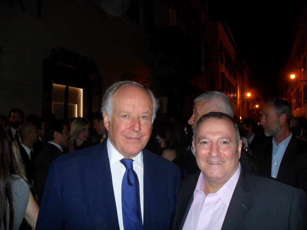 عدنان الكاتب مع نيكولا بولغاري