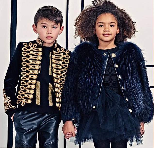 Balmain تطلق خط أزياء جديد للأطفال مستوحى من نورث ويست (7)