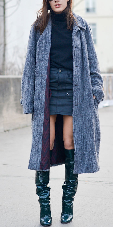 Day 7  - Street Style - Paris Fashion Week - Womenswear Fall/Winter 2015/2016