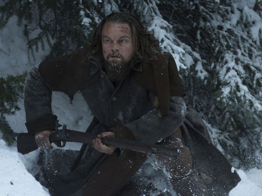 Leonardo DiCaprio stars as frontiersman Hugh Glass in  The Revenant