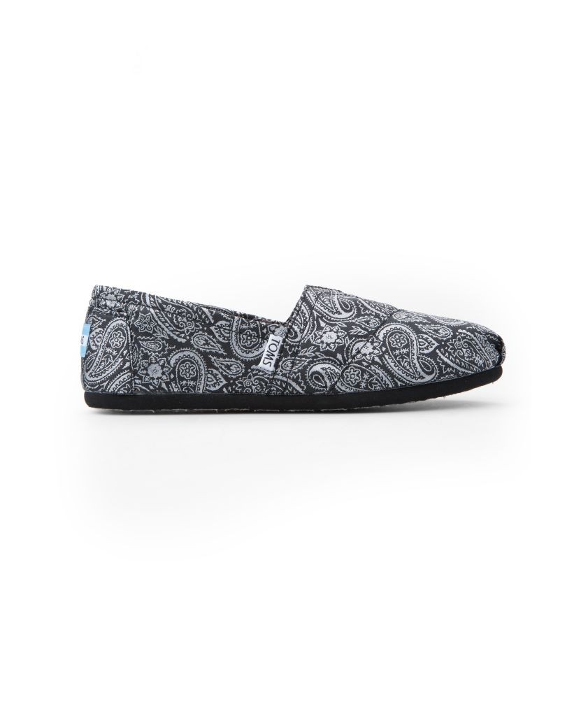 resized_Toms - Black Silver Paisley Women's Classics - AED 299 at SIVVI.com