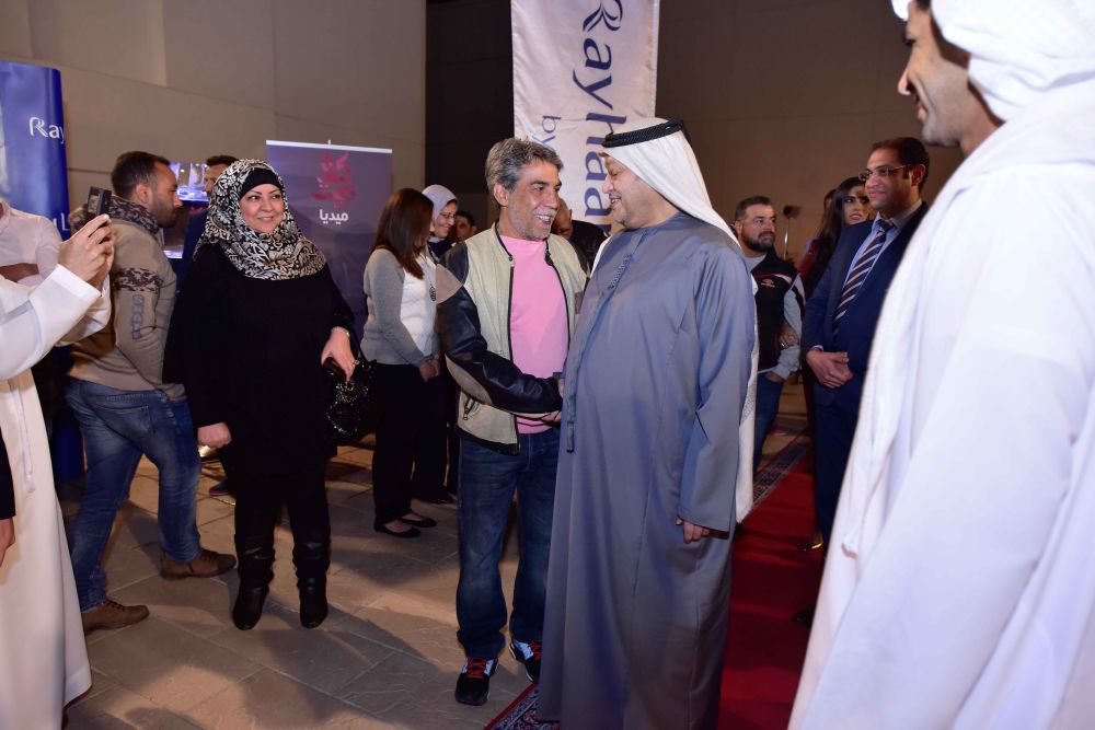 resized_الشيخ سعيد بن طحنون آل نهيان والفنان أيمن رضا
