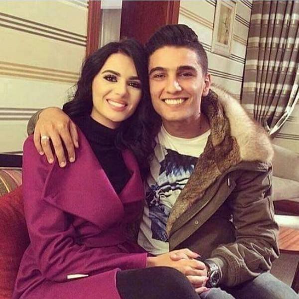 لينا قيشاوي مع محمد عساف